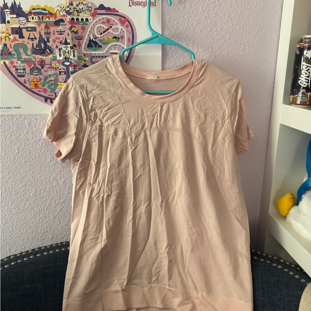 Lululemon Athletica Pink Mist Short Sleeve T-Shirt